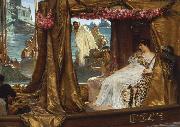 Alma-Tadema, Sir Lawrence The Meeting of Antony and Cleopatra (mk23) oil painting